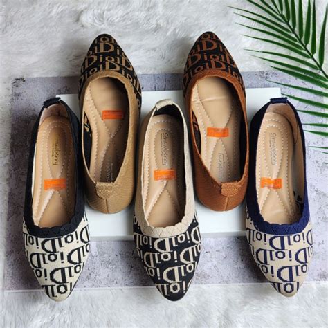 Jual Angela Sepatu Wanita Flat Shoes Rajut Impor By Sicosella