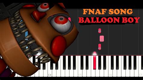 Fnaf Song Balloon Boy Ding Dong Hide And Seek Piano Tutorial