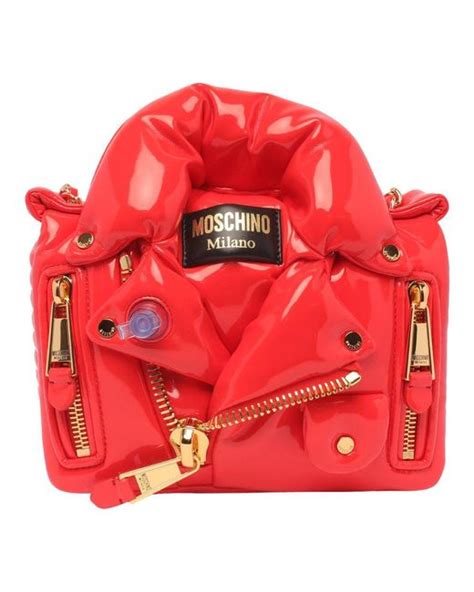 Moschino Biker Crossbody Bag In Red Lyst