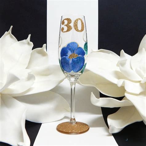 30th Wine Glass Etsy Australia