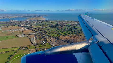 4K Full Flight Aer Lingus Airbus A320 214 AMS DUB EI DEF