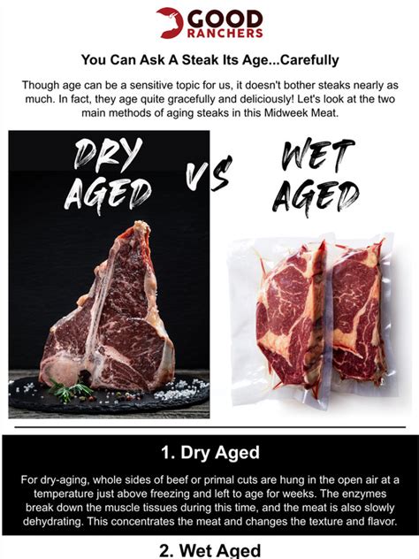 Good Ranchers Dry Aged Vs Wet Aged Beef Milled