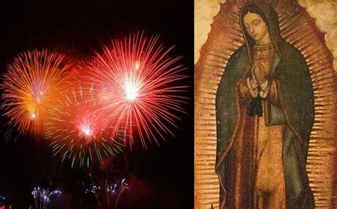 Sanciones por usar pirotecnia el Día de la Virgen de Guadalupe