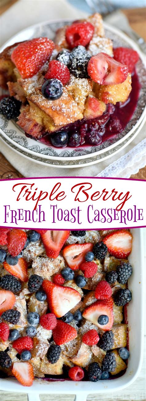 Triple Berry French Toast Casserole Mom On Timeout