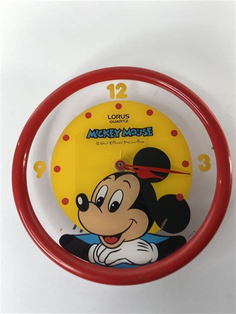 Lorus Quartz Mickey Mouse Clock For Sale Only 2 Left At 70