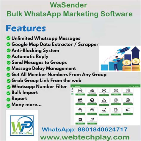 Bulk Whatsapp Marketing Software Web Tech Play