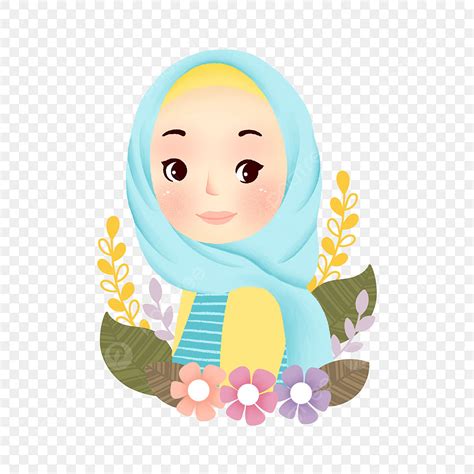 Muslimah Cartoon Cute Girls