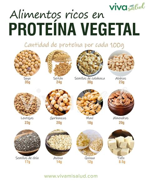 Lista De Alimentos Con Proteinas