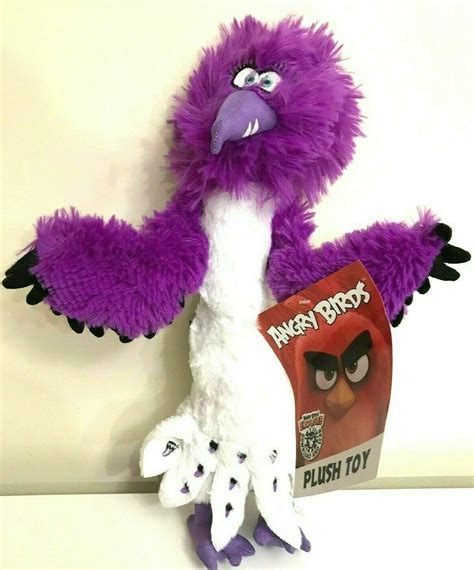 Large 15 Angry Birds 2 Purple Zeta Eagle Plush New Toy Soft Ebay