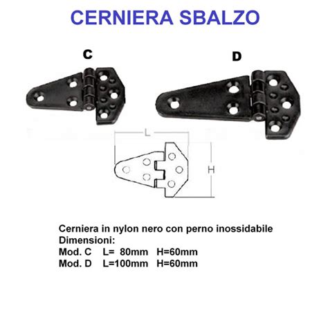 Cerniera Nylon A Sbalzo Misure