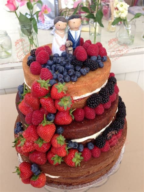 Торт в стиле Naked Cake Голый свадебный торт на заказ более 50 фото работ