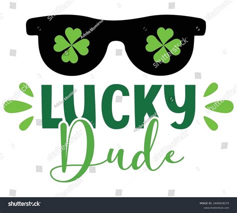 Lucky Dude Svg Happy St Patrick Day Svg Patricks Royalty Free Stock