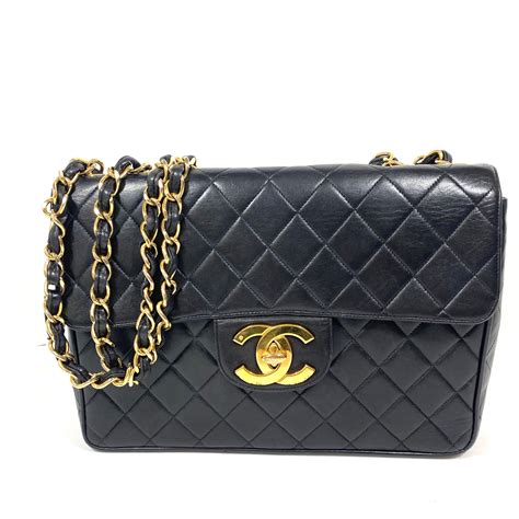 Black Jumbo Chanel Bag Atelier Yuwa Ciao Jp