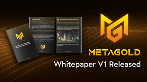 Metagold Verse Mgv Whitepaper V1 0 Released R Metagold