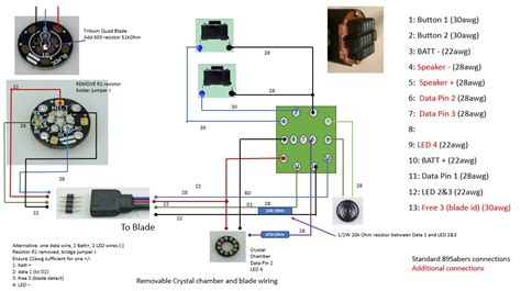 A Neopixel Wiring Question With Blade Id Proffieboards The Crucible