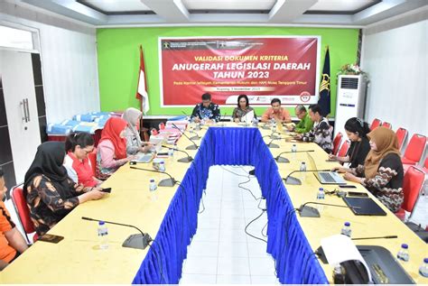 Kemenkumham Ntt Masuk Nominator Anugerah Legislasi Daerah Tahun 2023