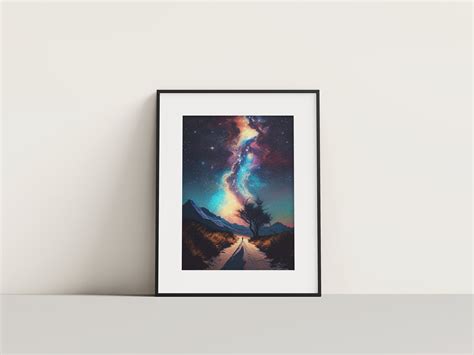 Printable Milky Way Digital Download Milky Way Wall Art Galaxy Digital ...