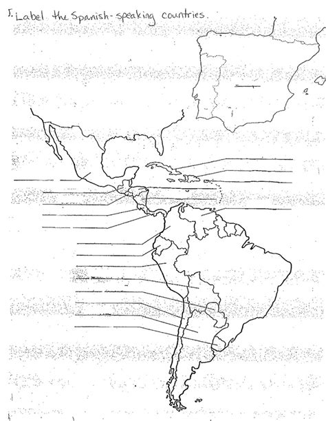 ES 1 UP Map Of Spanish Speaking Countries Diagram Quizlet