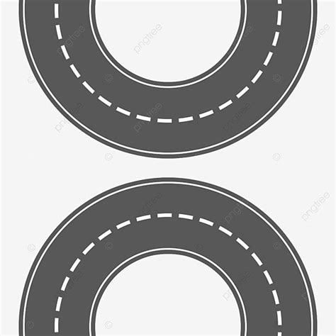 Curve Road Hd Transparent Cartoon Curved Highway Hand Drawn Road