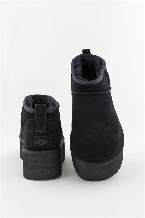 Ugg Enkellaarsjes Classic Ultra Mini Platform Black Marjon