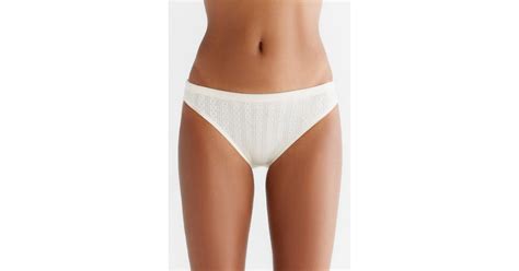 Slip En Jacquard Coton Biologique Sous V Tements Femme Sous