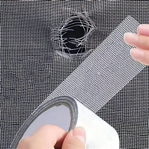 1 Roll Self Adhesive Window Screen Repair Tape Anti Mosquito Insect Patch Tape Fix Holes In