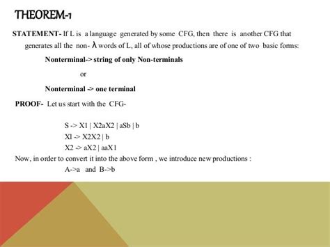 CNF & Leftmost Derivation - Theory of Computation