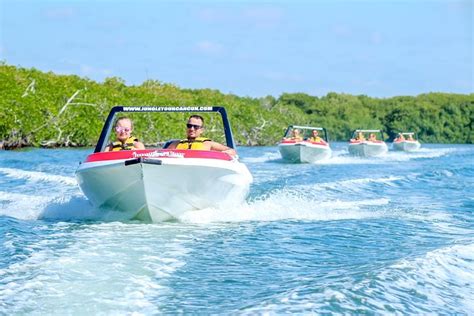 Cancun Speed Boat And Snorkeling Nichupt Lagoon Guided Tour