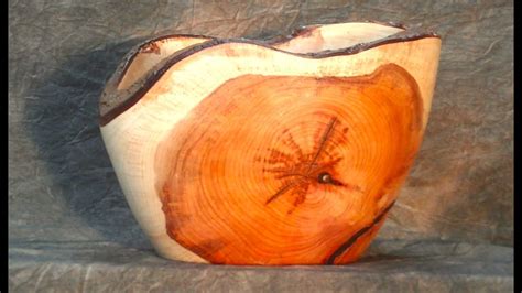 Woodturning A Yew Live Edge Bowl YouTube