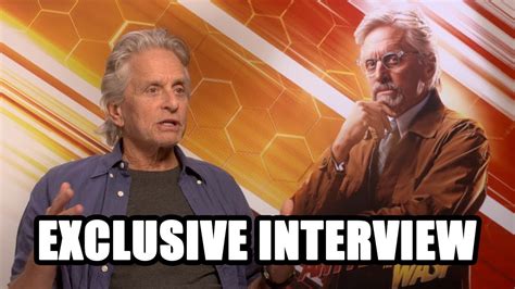 Michael Douglas Talks Ant Man And The Wasp Exclusive Interview Youtube