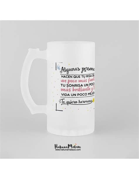 Jarras De Cristal Personalizadas Hakuna Mataza