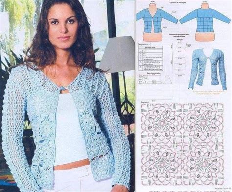 Pin by Jola Wiatr on Szydełkiem i drutem Crochet coat Fashion Tops