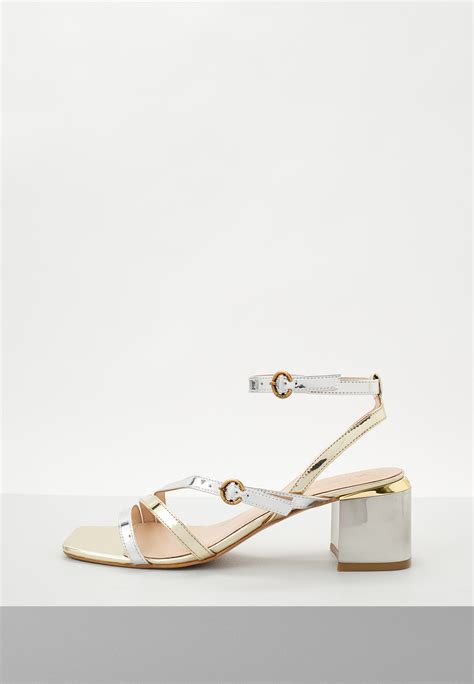 Босоножки Pinko, цвет: серебряный, RTLADF833201 — купить в интернет ...