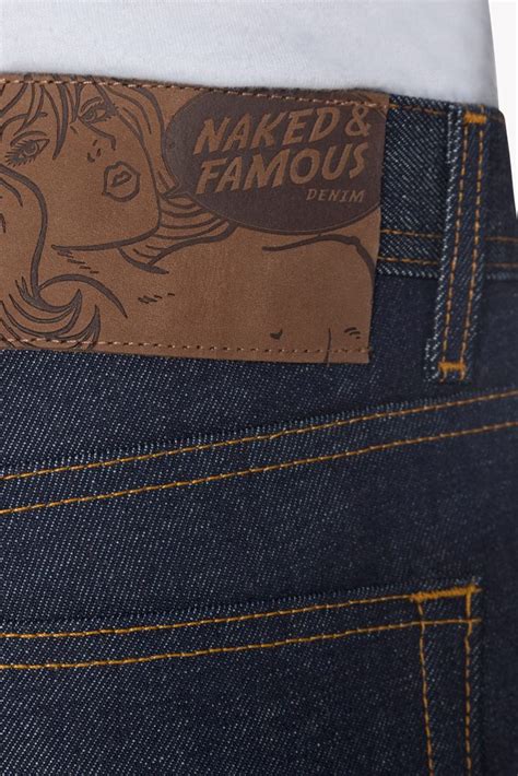 NAKED And FAMOUS Jeans Weird Guy DIRTY FADE SELVEDGE Authentique