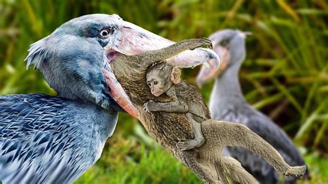 Unbelievable Moments Shoe Billed Storks Hunt And Devour Their Prey