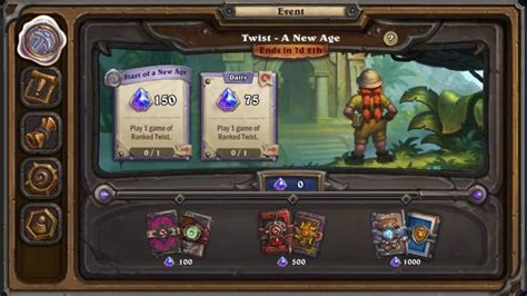 Earn Up To Six Hearthstone Packs In The Twist A New Age Event Now Live