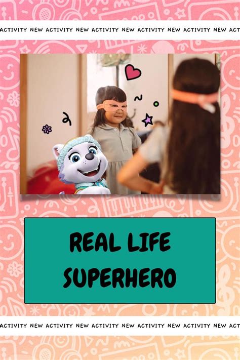 Real Life Superhero - kids' activity