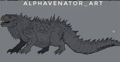 pin  tyler wheeler  godzilla kaiju art alien concept art