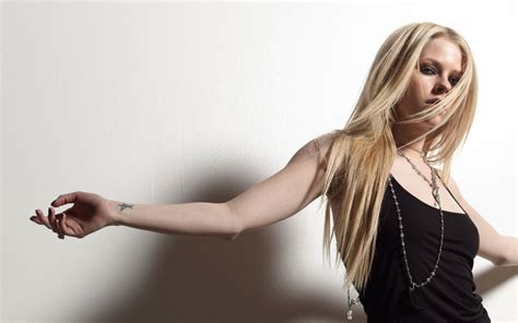 Wallpaper Model Blonde Long Hair Singer Dress Avril Lavigne