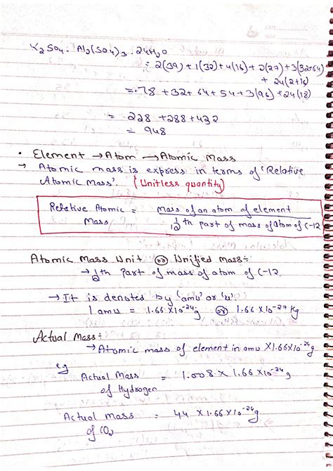 Solution Mole Concept Class Th Studypool