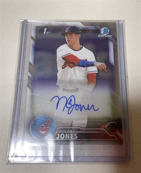 Yahoo オークション topps auto Nolan Jones bowman draft 2016