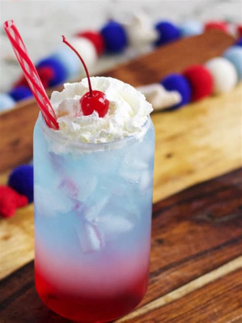 Red White And Blue Mocktail Homemade Food Junkie