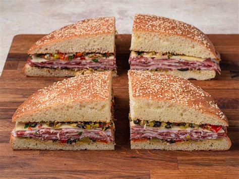 Classic New Orleans Muffuletta Sandwich Recipe