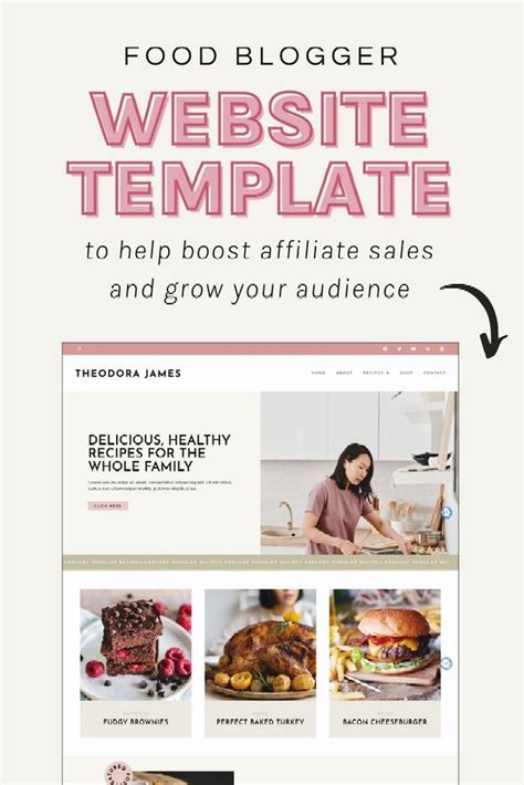 Food Blog Website Design | Food Blog Website Inspiration | Wordpress Website Templates in 2023 ...