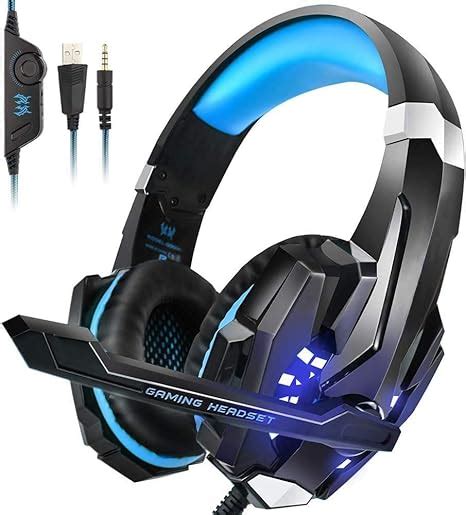 Fone Gamer Kotion Each G9000 Headset Usb P2 3 5mm Ps4 E Pc Br