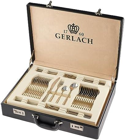 Amazon De Gerlach Flames Besteck Set Im Koffer 12 Personen