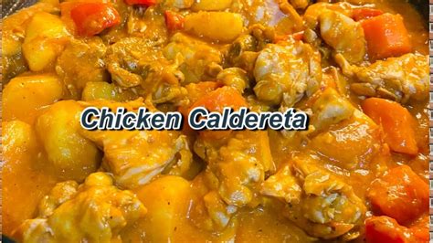 Creamy And Delicious Chicken Caldereta YouTube