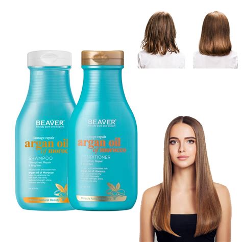 Beaver Argan Oil Keratin Shampoo And Conditioner China Wholesale