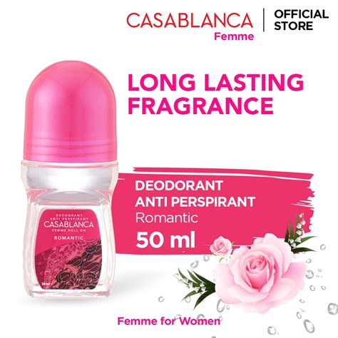 Jual Casablanca Deodorant Roll On Pink For Women 50ml Shopee Indonesia