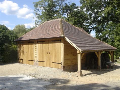 Oak Framed Garages Kent Surrey And Sussex Chartwell Oak Buildings